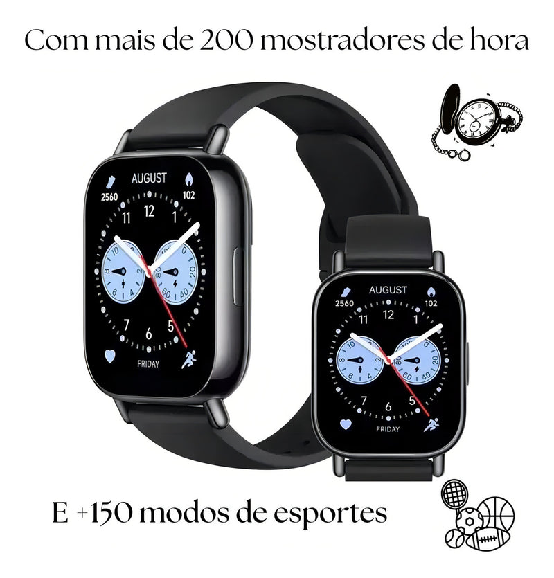 Relogio Smartwatch Xiaomi Redmi Watch 5 Lite Gps Preto Desenho Da Pulseira Milanese