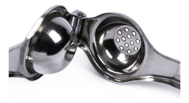 Espremedor Chef Gourmet De Limão Aço Inox Maciço Super Forte Durável Alta Eficiência Uso Doméstico E Profissional Cozinha Moderna Resistente E Fácil De Limpar Ponte Lar Utilidades