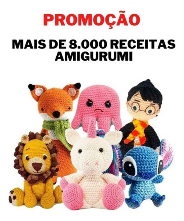 Mais De 5000 Projetos Amigurumi Com Videos E Apostilas