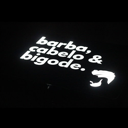 Letreiro Luminoso Barbearia - Decoração Barbearia