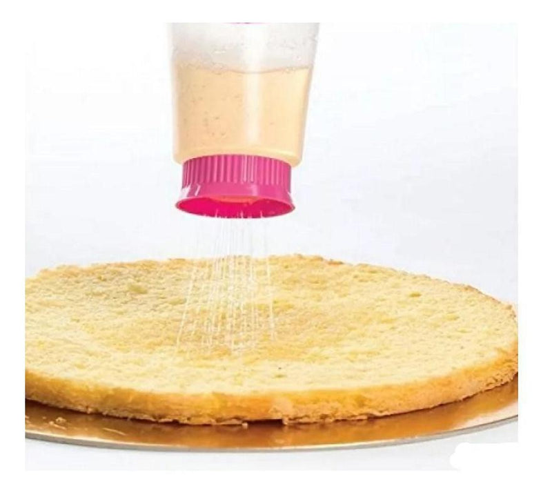 Bisnaga Molhador/dispensador Banho Bolo 500ml- Decora