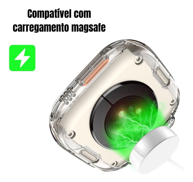 Capa Case Proteção 360º Para Smartwatch W68 Ultra 49mm