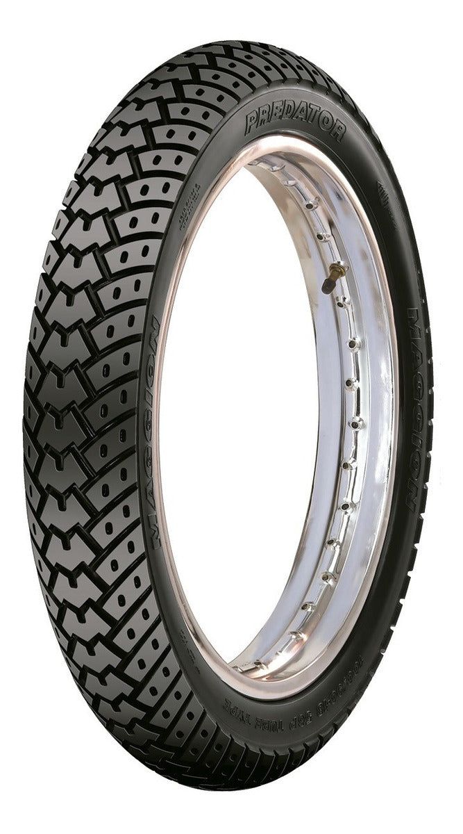 Pneu traseira para moto Maggion Street Predator com câmara de 90/90-18 P 57 x 1 unidade