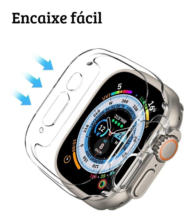 Capa Case Proteção 360º Para Smartwatch W68 Ultra 49mm