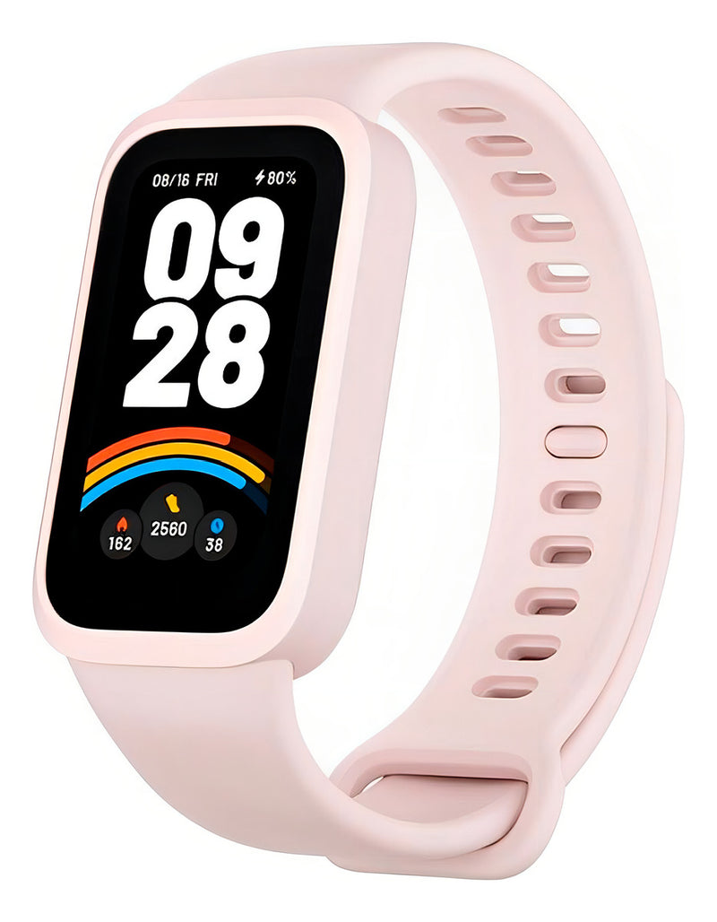 Xiaomi Smart Band Smart Band 9 Active Tela De 1.47 Com Pulseira De Tpu Com Caixa Cor Rosa