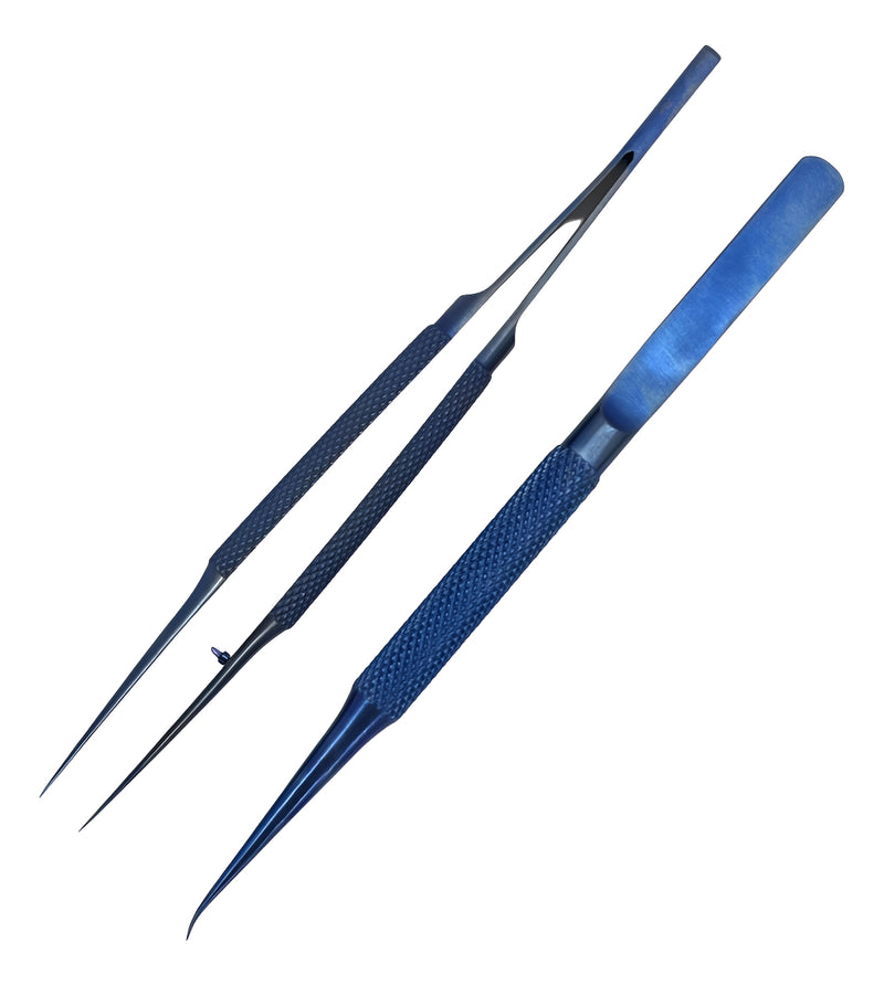 Pinça De Titanio Rt-15c Curva 14cm Profissional
