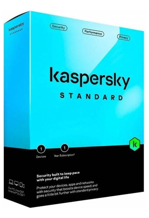 Kaspersky Standard Antivirus 1 dispositivo 1 ano