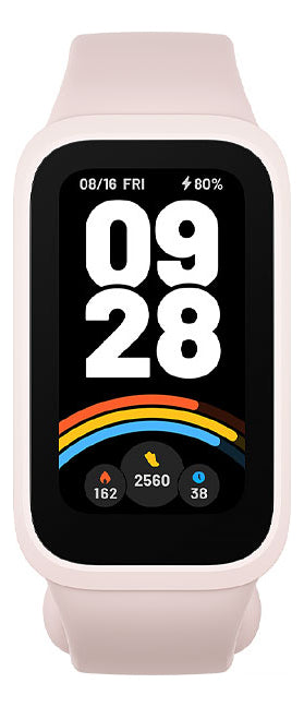 Xiaomi Smart Band Smart Band 9 Active Tela De 1.47 Com Pulseira De Tpu Com Caixa Cor Rosa