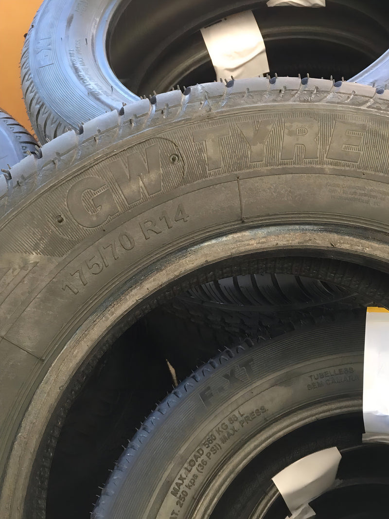 Pneu Remold 175/70/14 - Gw Tyres Com Selo Hb 20