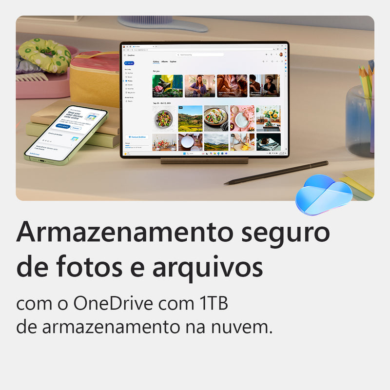 Microsoft 365 Family 2025 + Mcafee Premium - Licença 1 Ano