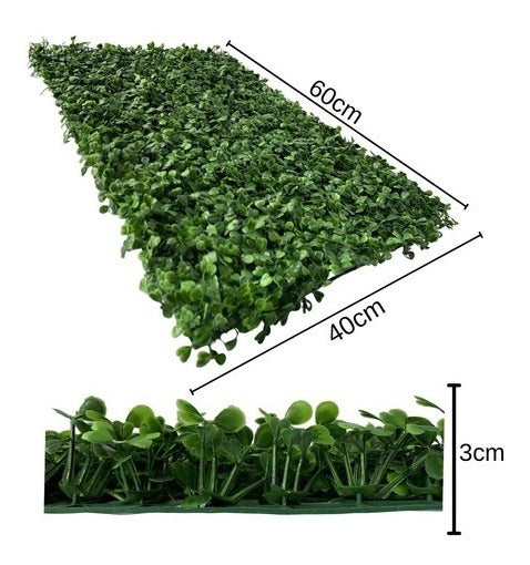 Placa De Grama Buchinho 40x60 Jardim Vertical Artificial