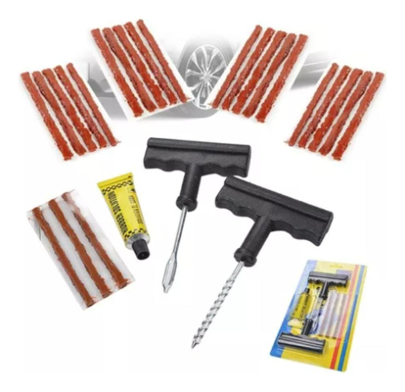 Kit Reparo Para Pneu De Carro E Moto  Acessorios Pro 6 Pecas