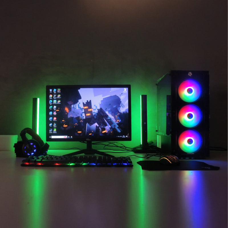 PC Gamer Completo Setup Ninja Shadow II, Intel Core i5, 16GB RAM, SSD 240GB, Placa de Vídeo 4GB