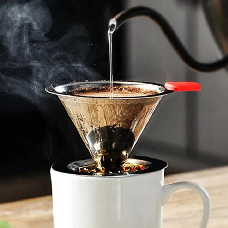 Coador De Inox - Filtro De Café Reutilizável 103 Tche Amo