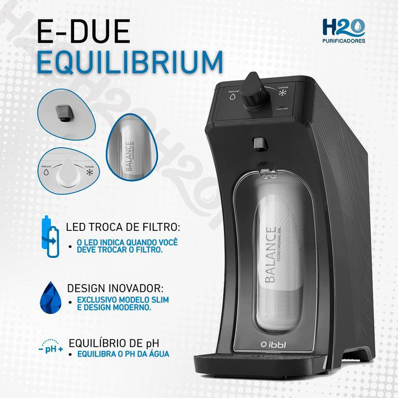 Purificador De Água Gelada E-due Equilibrium Ibbl Bivolt