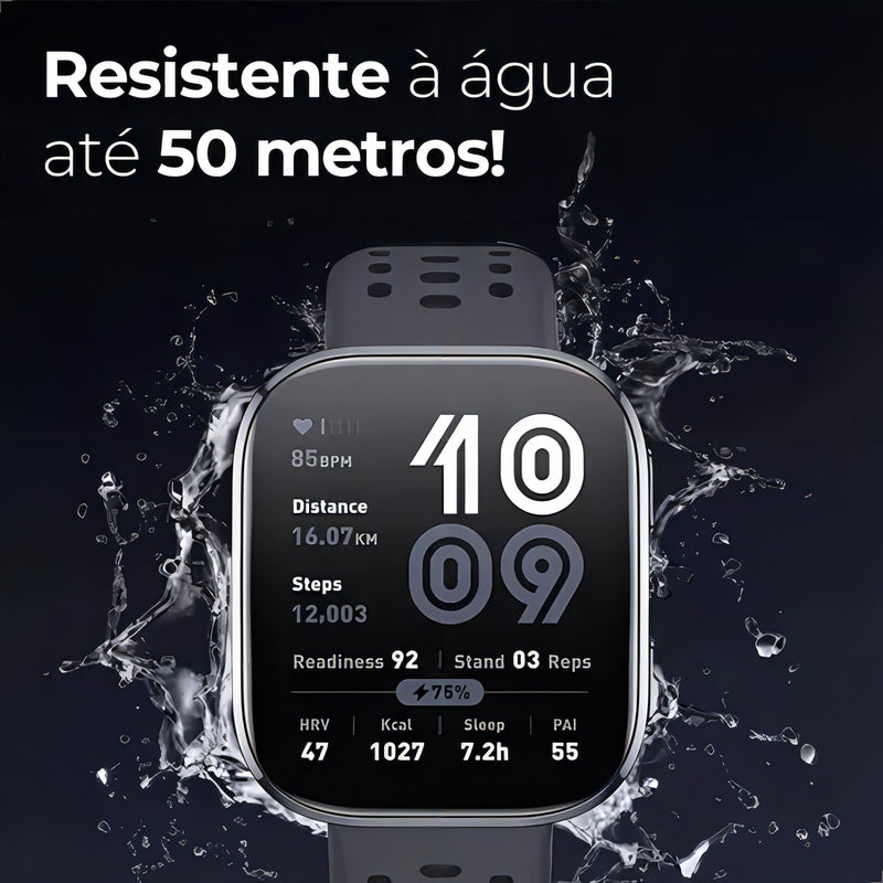 Smartwatch Smartwatch Amazfit Bip 6 Amoled 1,97 Gps Bluetooth Calls 5 Atm preto