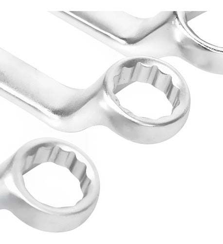 Jogo Chave Estrela Em Aço Cromado 6mm A 22mm 8 Peças Starfer