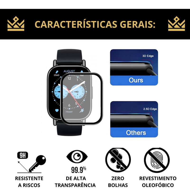3uni Películas Protetoras Silicone Para Redmi Watch 5 Lite