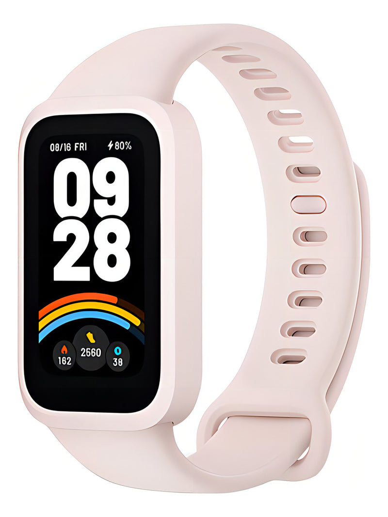 Xiaomi Smart Band Smart Band 9 Active Tela De 1.47 Com Pulseira De Tpu Com Caixa Cor Rosa