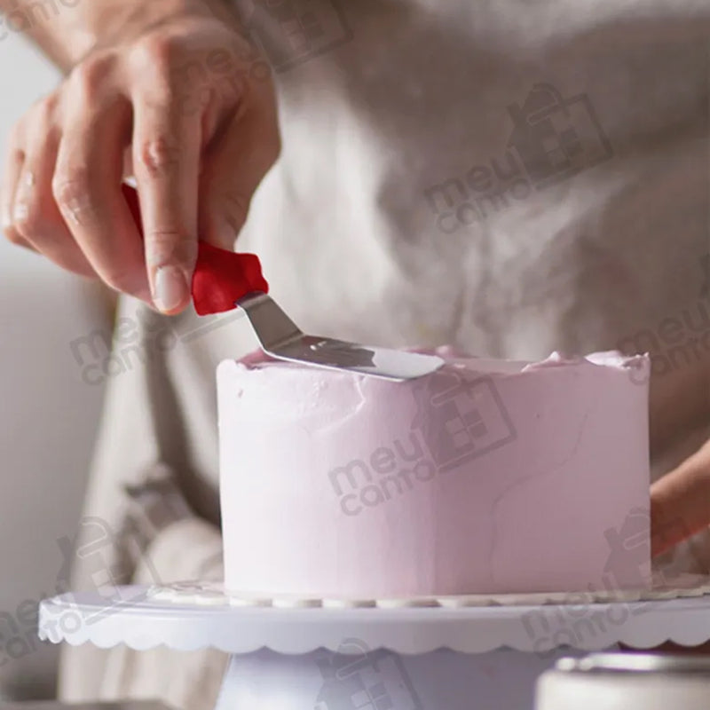 Kit Nivelador Cortador Fatiador Espátulas Confeiteiro Bolos