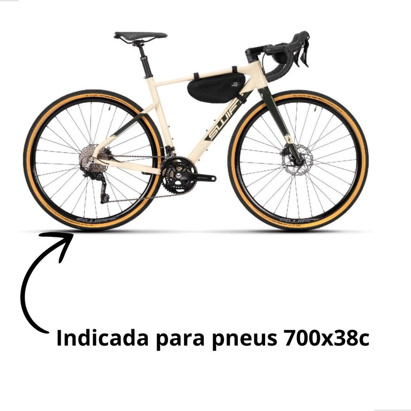 Par Câmara De Ar 700 38c Bico Fino 48mm Bike Gravel Aro 29