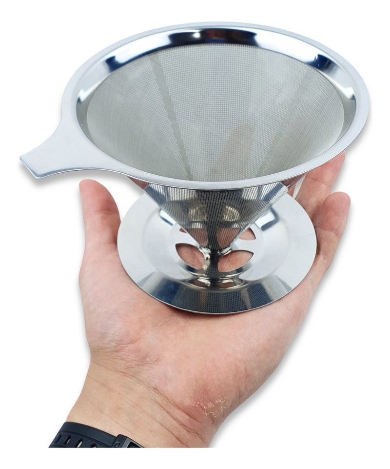 Coador De Inox - Filtro De Café Reutilizável 103 Tche Amo
