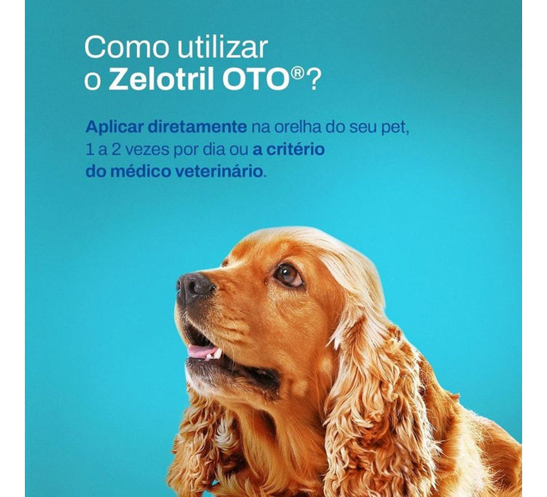 Zelotril Oto Para Cães Agener União 30ml