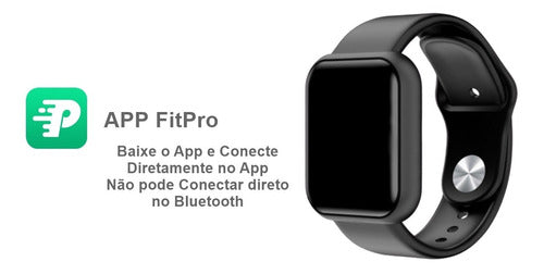 Relógio Inteligente Smartwatch Masculino Feminino D20 Cor Da Pulseira Branco Pro Fitness