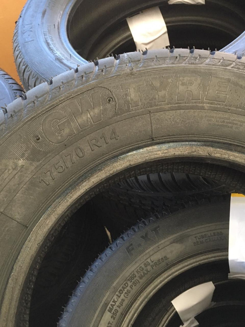 Pneu Remold 175/70/14 - Gw Tyres Com Selo Inmetro L