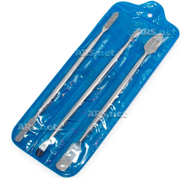 Kit Espátula De Aço +pinças Anti Estática Eletrônica Celular