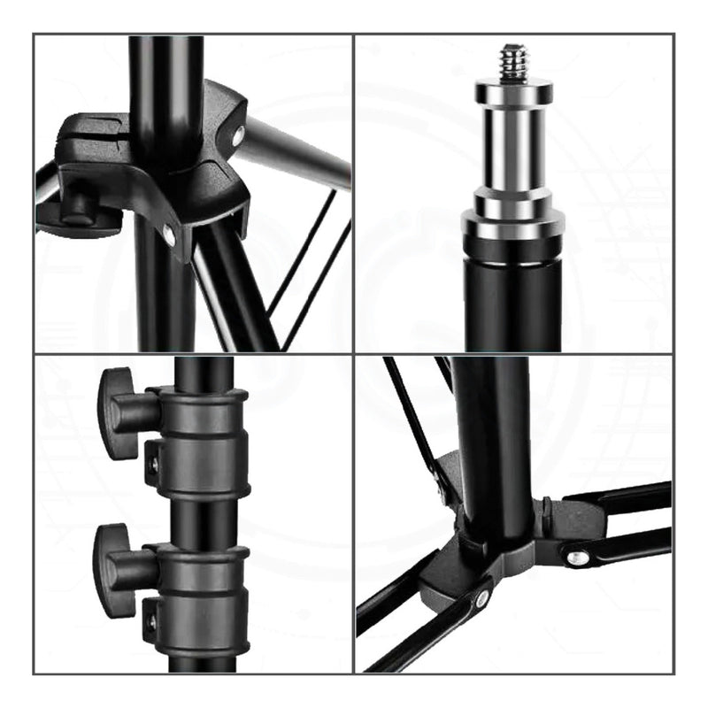 2 Tripé Suporte Pedestal Tela Projeção Projetor Porta Banner Mega Telas 100 2T