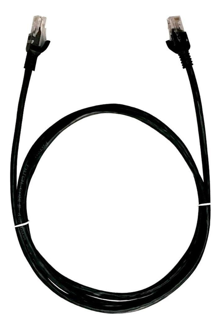 Cabo De Rede 10 Metros Internet Rj45 Cat6 Ultra Velocidade Cor Preto