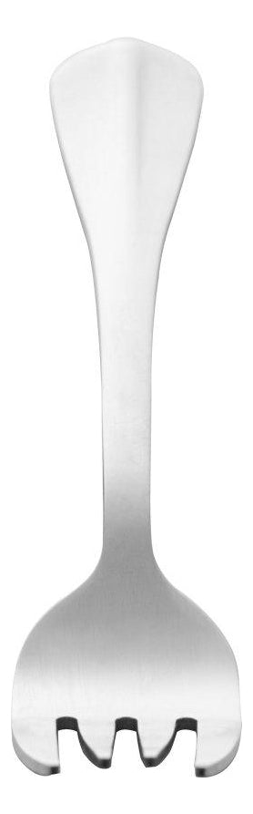 Conjunto 6 Garfos Para Mesas De Aço Inox Positano 20cm Lyor Cor Do Punho Prateado