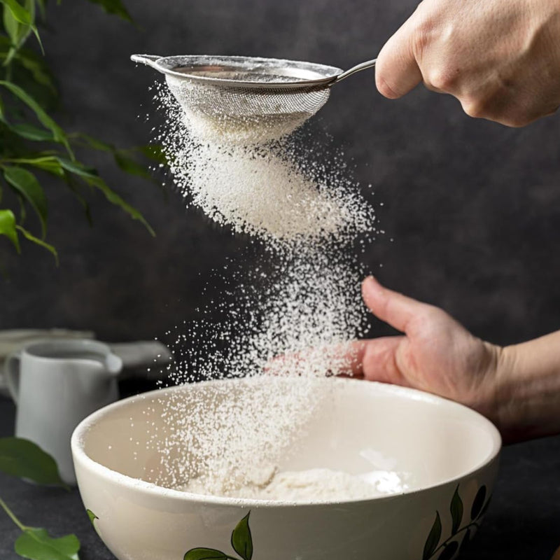 Jogo 3 Peneiras Aço Inox Luxo Pmg Utensílios De Cozinha Kit