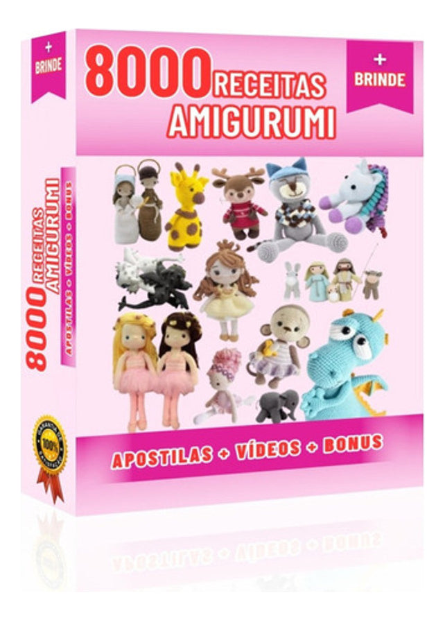 Mais De 5000 Projetos Amigurumi Com Videos E Apostilas