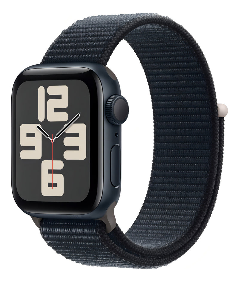 Apple Watch SE (2ª Geração) GPS • Caixa Azul-Meia-Noite de Alumínio 40 mm • Pulseira Loop Esportiva Meia-Noite