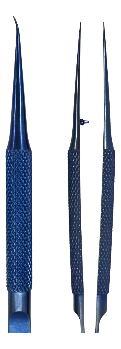 Pinça De Titanio Rt-15c Curva 14cm Profissional