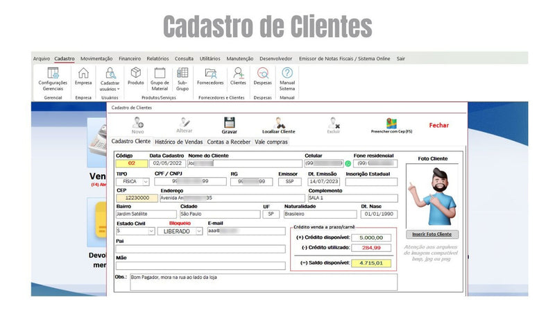 Sistema P/ Loja, Controle De Estoque, Pdv, Caixa, Vendas