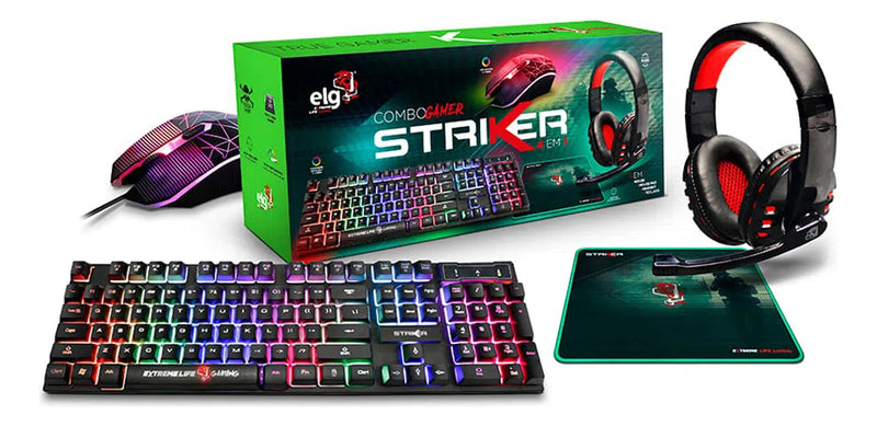 PC Gamer Completo Setup Ninja Shadow II, Intel Core i5, 16GB RAM, SSD 240GB, Placa de Vídeo 4GB