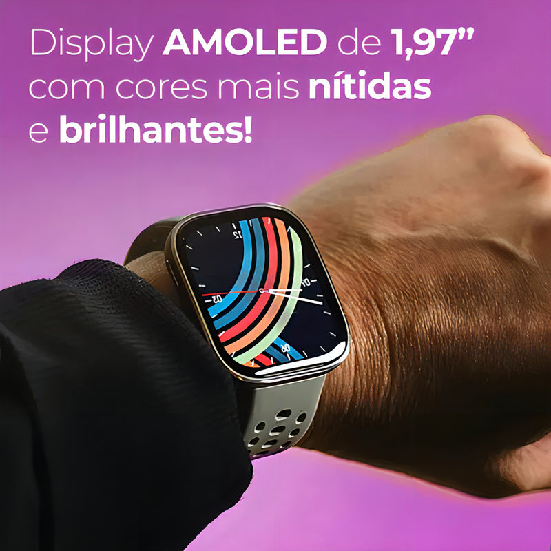 Smartwatch Smartwatch Amazfit Bip 6 Amoled 1,97 Gps Bluetooth Calls 5 Atm preto