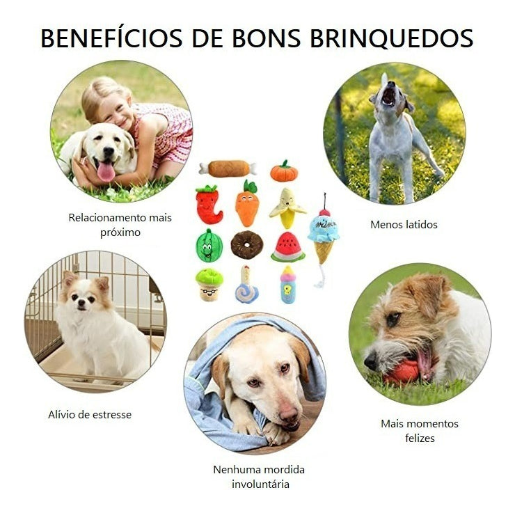 6 Brinquedo Pet Com Apito Maltes Filhote De Bulldog Francês