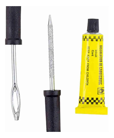 Kit Reparo Para Pneu De Carro E Moto  Acessorios Pro 6 Pecas