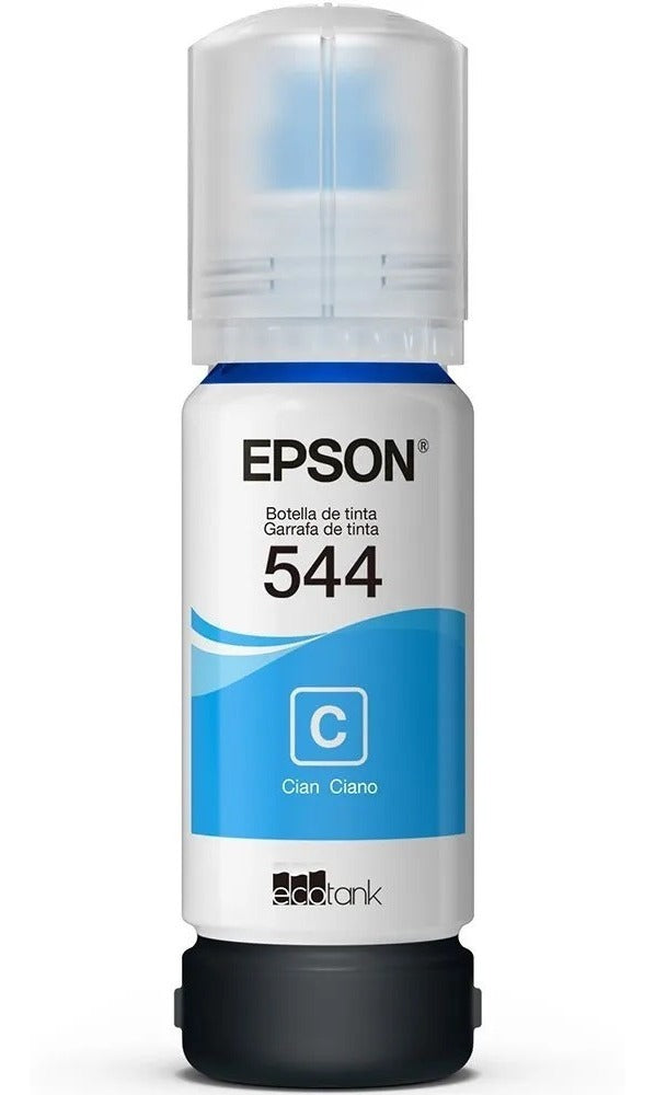 Kit Refil Epson 544 Preto Amarelo Ciano Magenta Tinta 4 cores