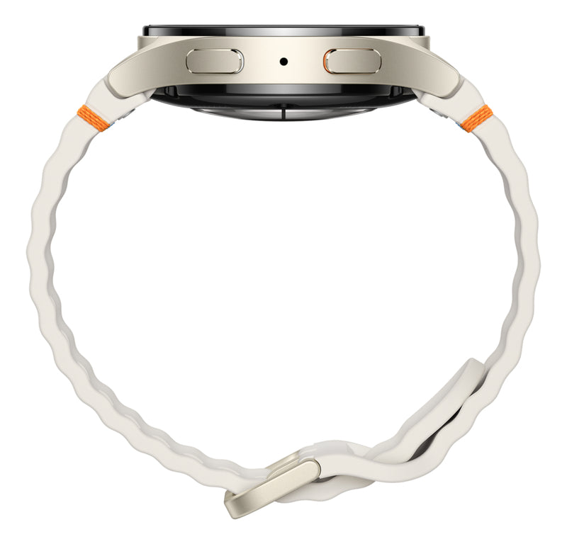 Samsung Galaxy Watch7 Smartwatch 40mm Bt Galaxy Ai Caixa Creme Pulseira Creme Bisel Creme Desenho da pulseira N/A