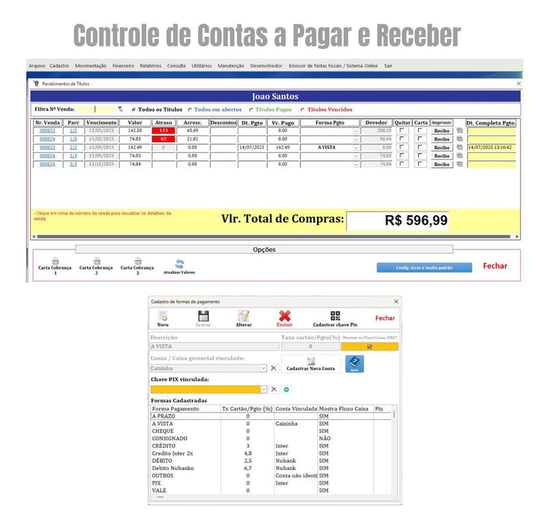 Sistema P/ Loja, Controle De Estoque, Pdv, Caixa, Vendas