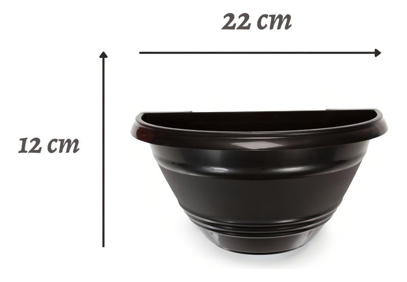 Vaso De Parede Jardim Horta Vertical 1 L Kit Com 24 Peças