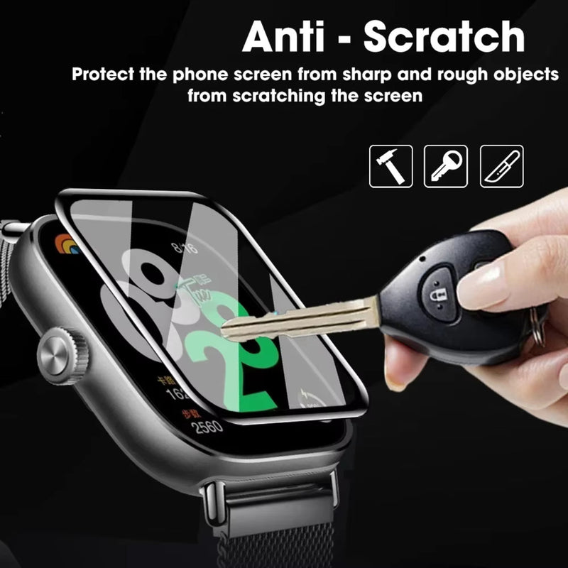 Película 3d 9d Cerâmica Para Redmi Watch 3 4 5 Active Lite