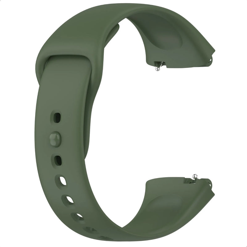 Pulseira De Silicone Sport Para Xiaomi Redmi Watch 3 Active Cor Bege Largura Da Pulseira 20 Mm