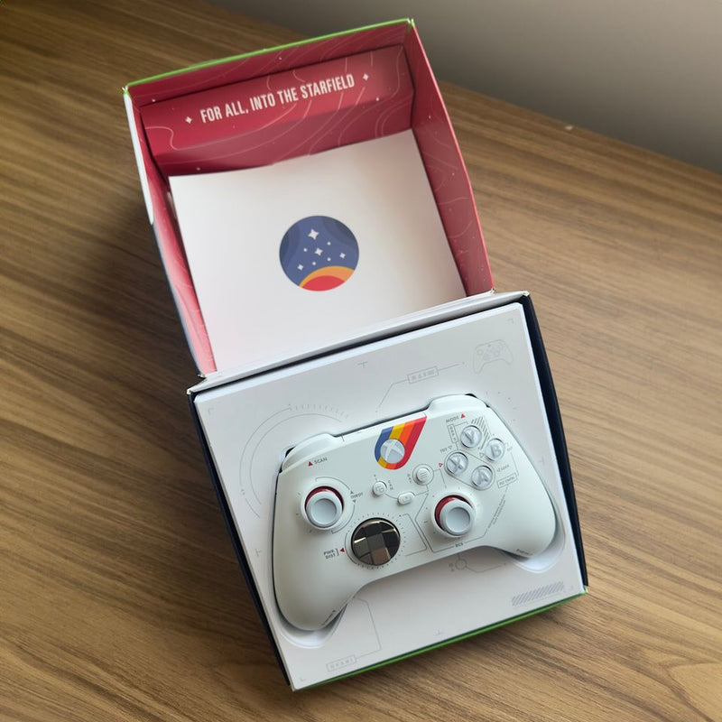 Controle Joystick Sem Fio Microsoft Xbox Shock Blue
