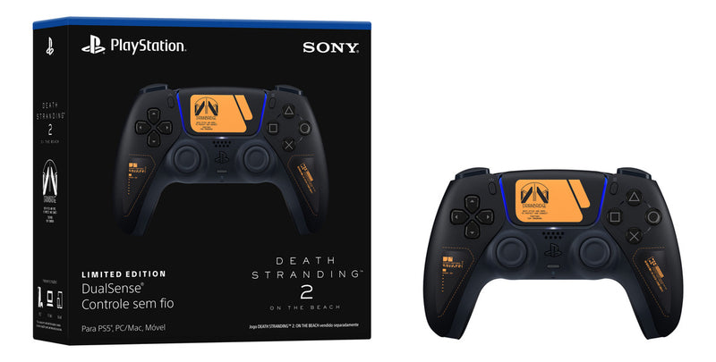 Controle Playstation 5 sem fio Dualsense Ps5 Cor Branco/Preto